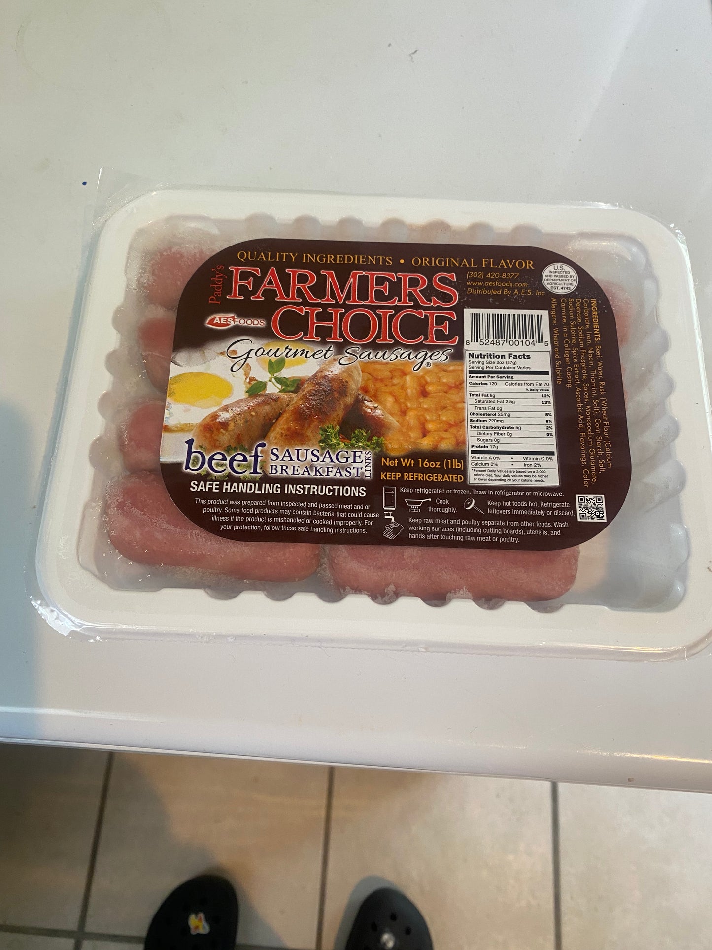 Farmer’s Choice Beef Sausages