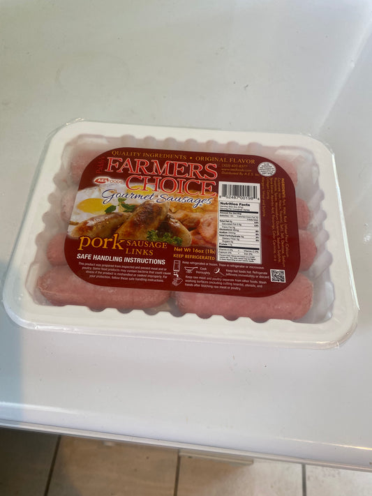 Farmer’s Choice Pork Sausages